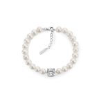 دستبند گوهرسنگ و مروارید / کد MJB-01